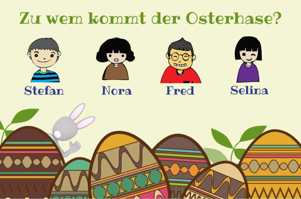 Zu wem kommt der Osterhase dieses Jahr?